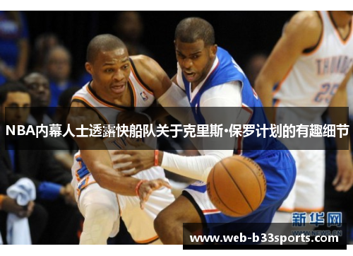 NBA内幕人士透露快船队关于克里斯·保罗计划的有趣细节 NBA内幕人士透露快船队关于克里斯·保罗计划的有趣细节